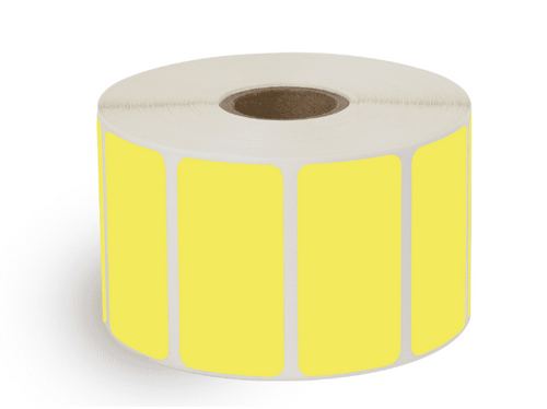 2x1 Direct thermal Yellow 1